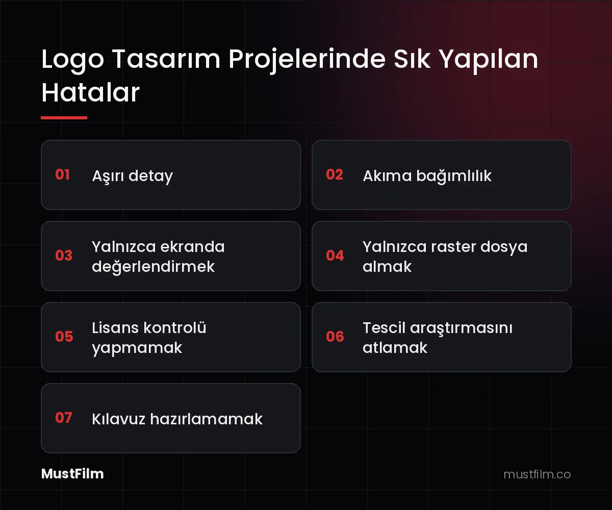 Logo Tasarım Projelerinde Sık Yapılan Hatalar