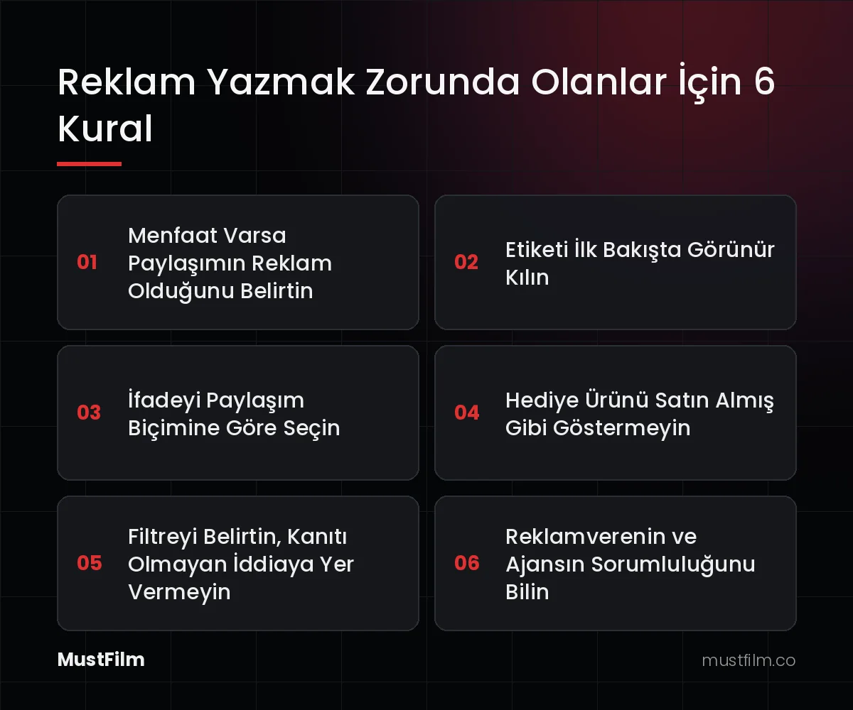 Reklam Yazmak Zorunda Olanlar İçin 6 Kural (instagram'da kimler reklam yazmak zorunda)
