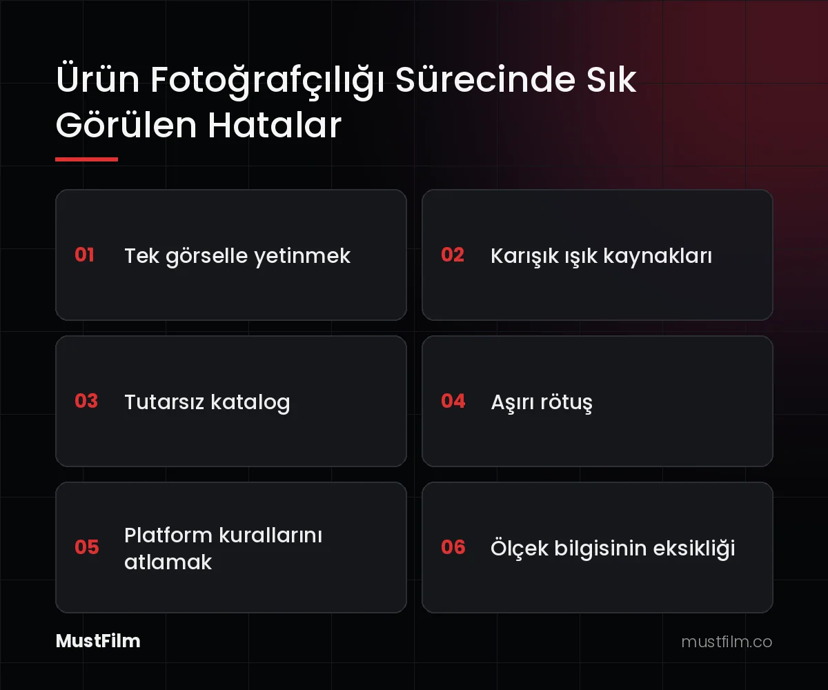 Ürün Fotoğrafçılığı Sürecinde Sık Görülen Hatalar