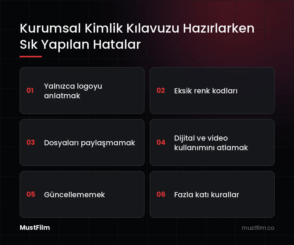 Kurumsal Kimlik Kılavuzu Hazırlarken Sık Yapılan Hatalar