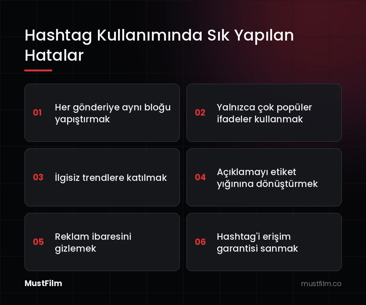 Hashtag Kullanımında Sık Yapılan Hatalar (hashtag nedir)