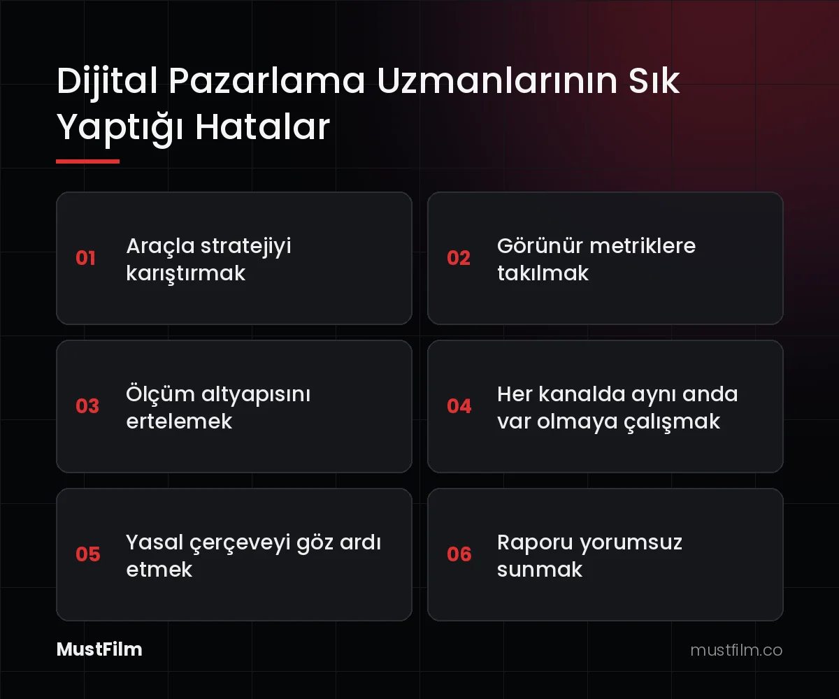 Dijital Pazarlama Uzmanlarının Sık Yaptığı Hatalar (dijital pazarlama uzmanı)